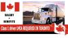 Class 1 driver LMIA REQUIRED IN TORONTO